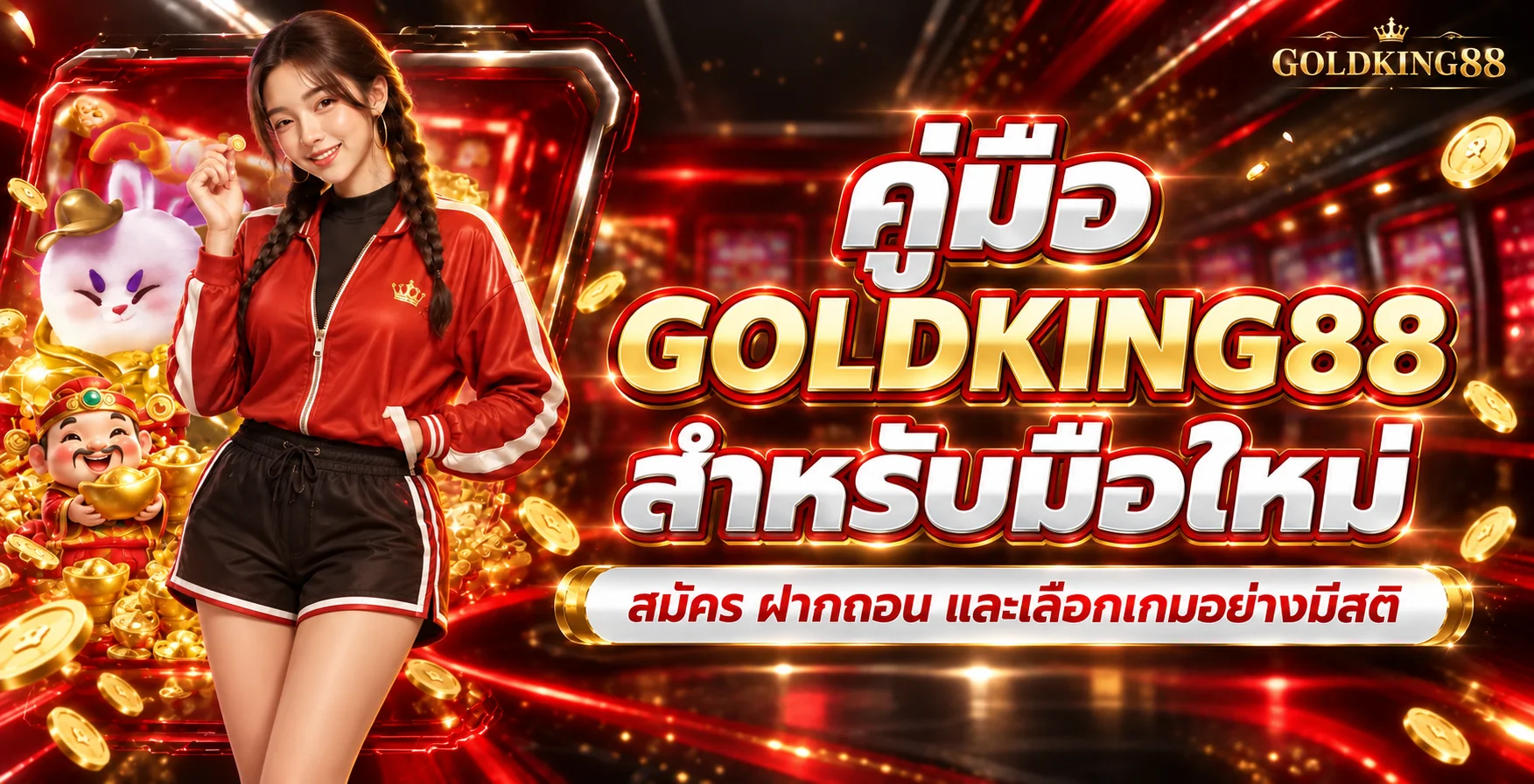 GOLDKING88 คู่มือมือใหม่ สมัคร ฝากถอน เลือกเกม